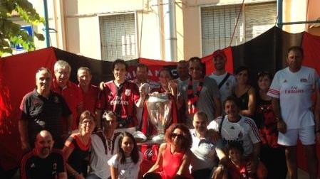 Evani porta la Champions League per l’inaugurazione del Milan Club