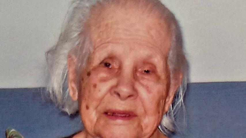 Addio alla nonnina, Maria Elena Sardu è morta a 105 anni