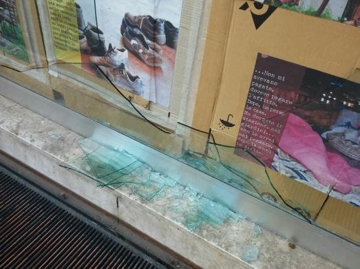 Il centro contro le mafie nel mirino dei vandali 