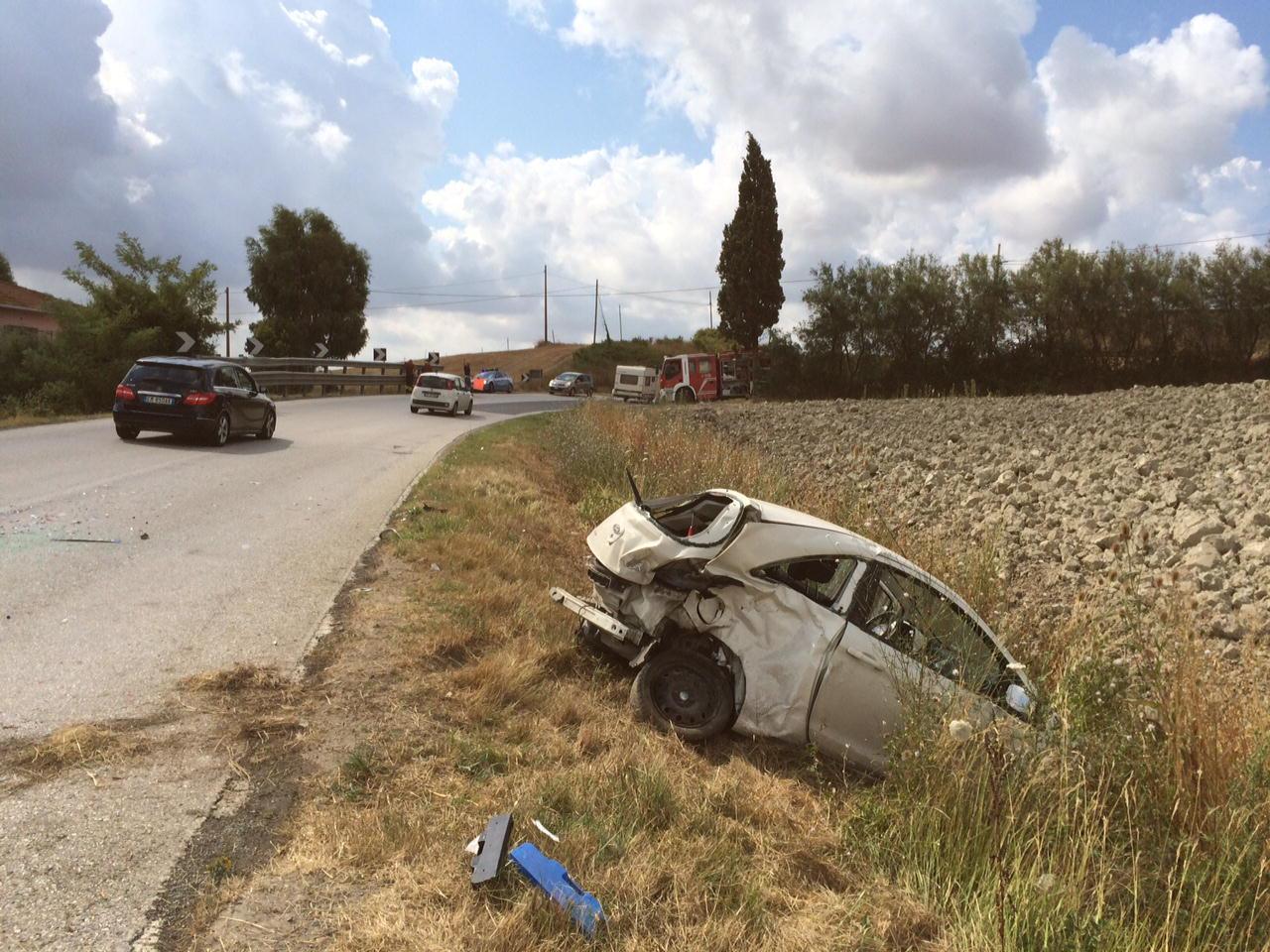 Il terribile incidente sulla 206