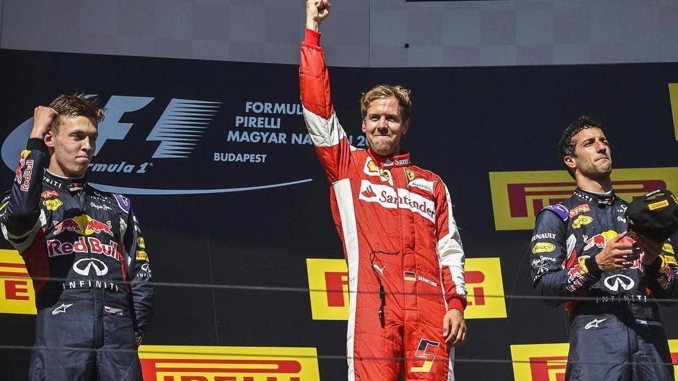La magia di Vettel dedicata a Bianchi 