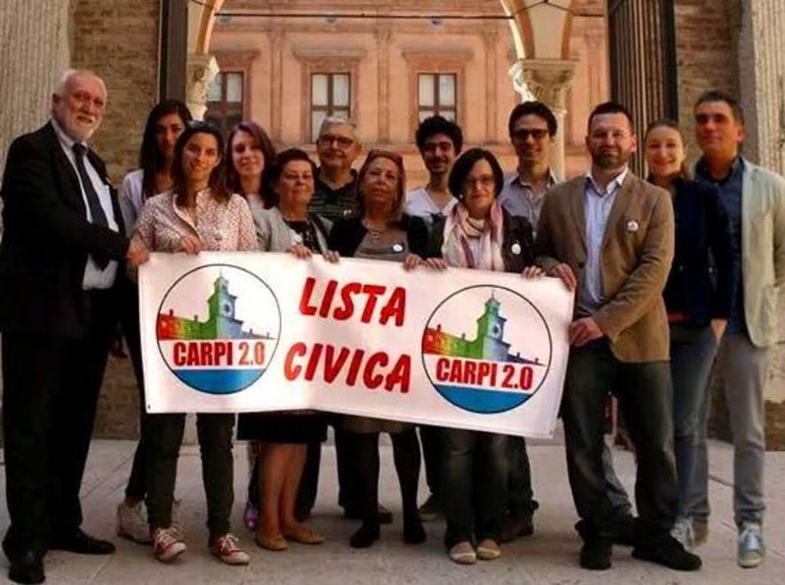 La lista Carpi 2.0 promuove il primo anno della giunta
