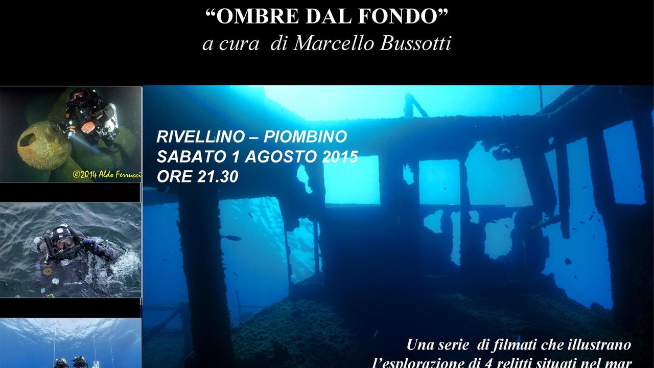Immagini dai filmati sull'esplorazione dei relitti che saranno proiettati al Rivellino
