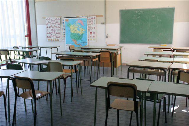Un'aula dell'istituto Mazzei di Poggio a Caiano