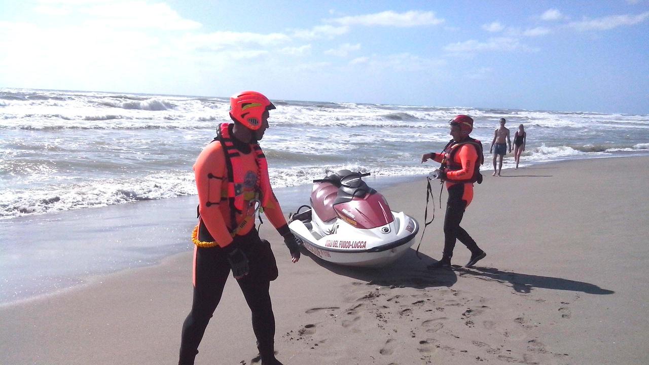 L'intervento di soccorso alla Lecciona