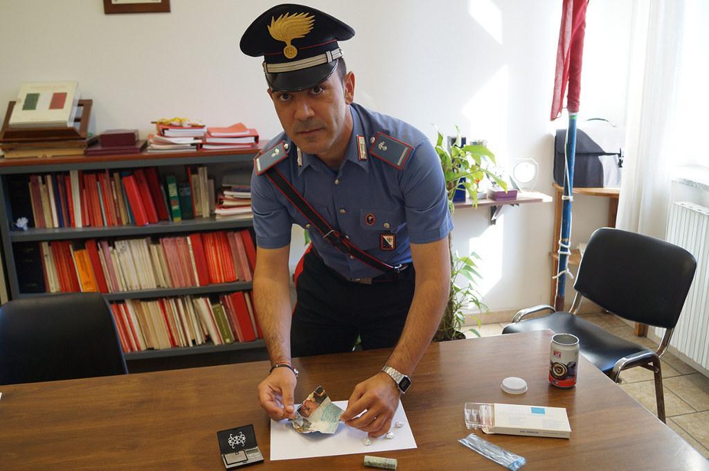 La ketamina sequestrata dai carabinieri di Narcao