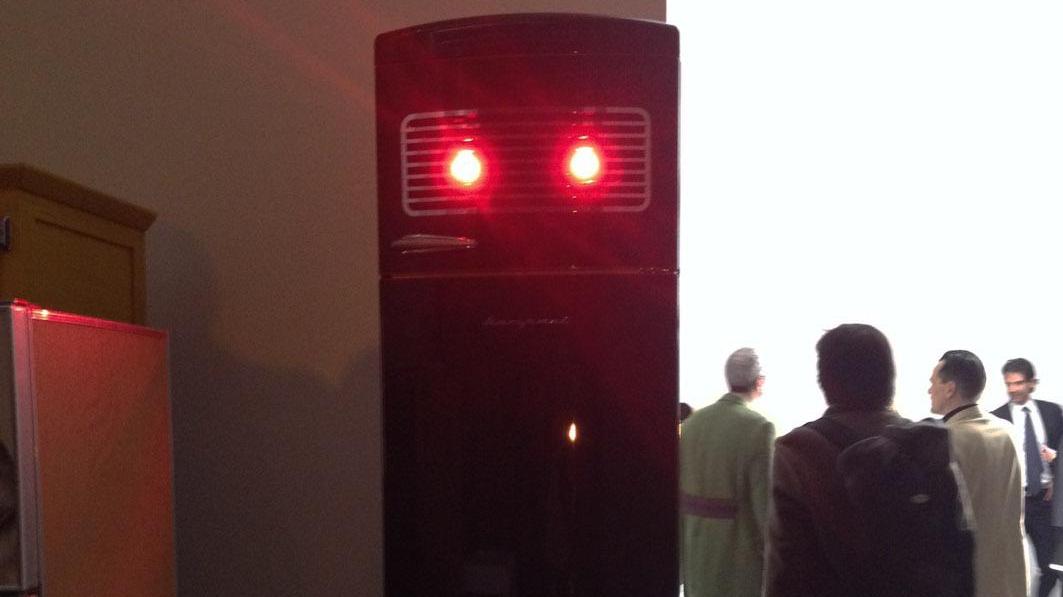 Il frigo-robot in esposizione