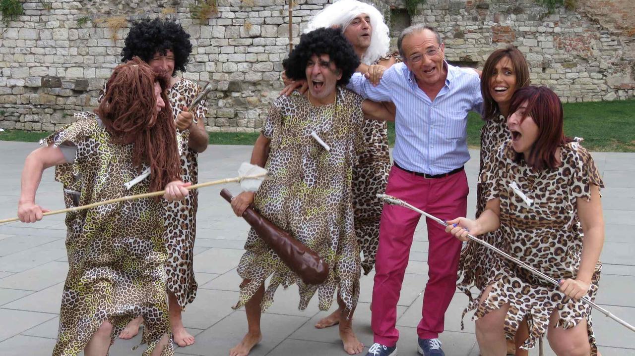 Aldo Milone coni suoi trogloditi