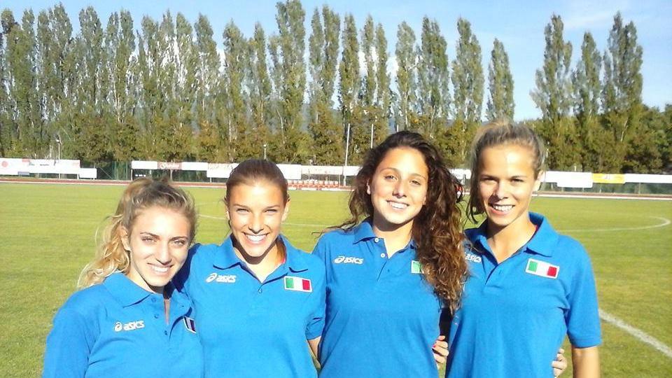 Un gruppo di atlete cecinesi