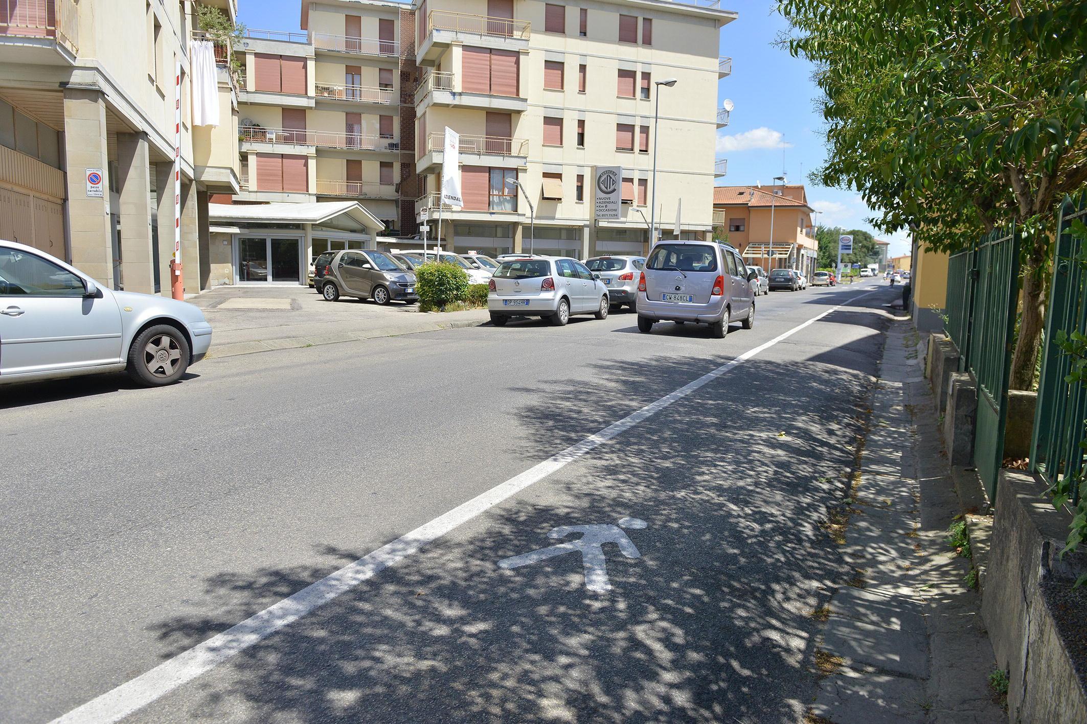 Via Carrucci a Empoli è al centro delle polemiche