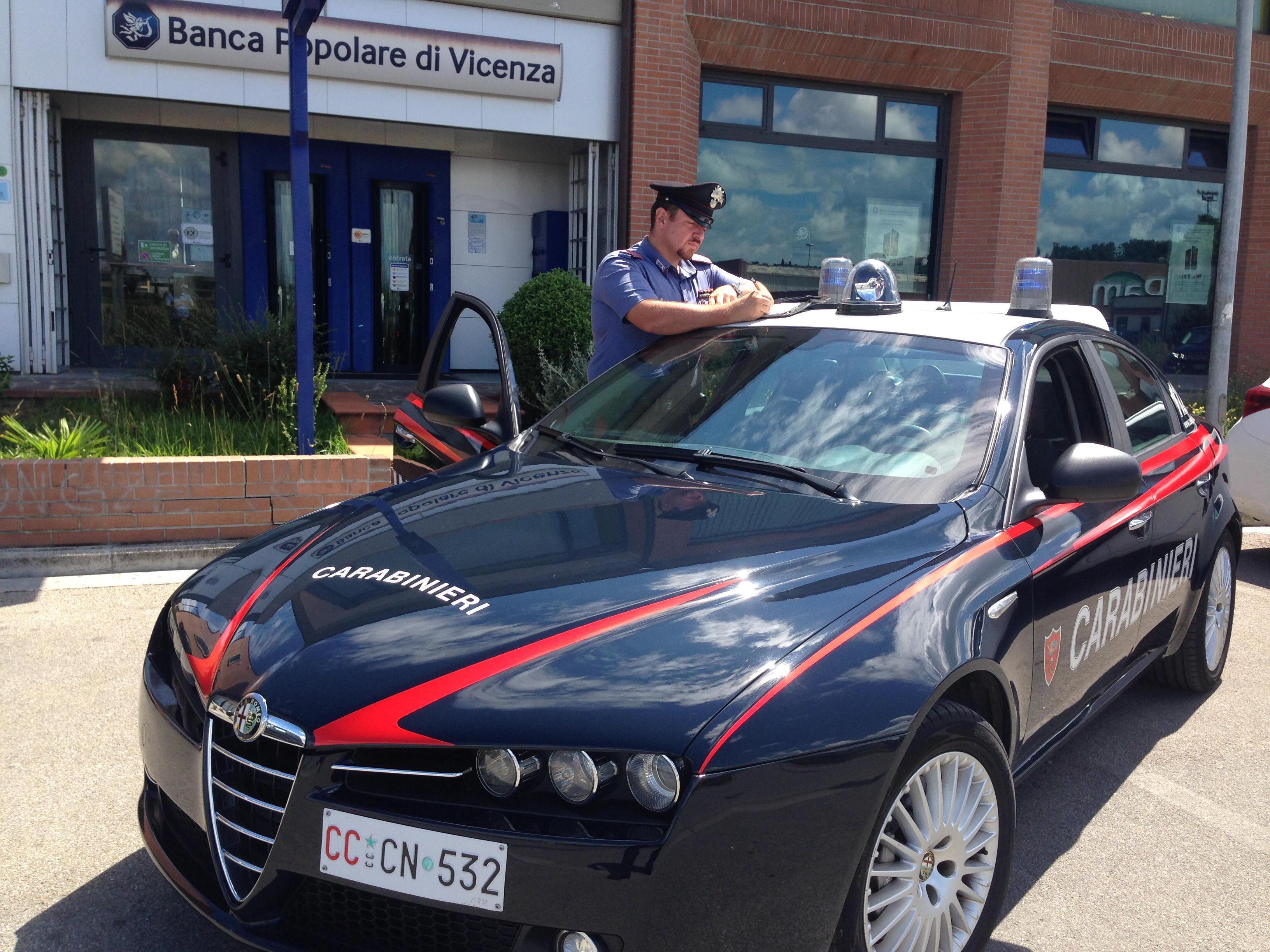 Sono intervenuti i carabinieri (foto d'archivio)