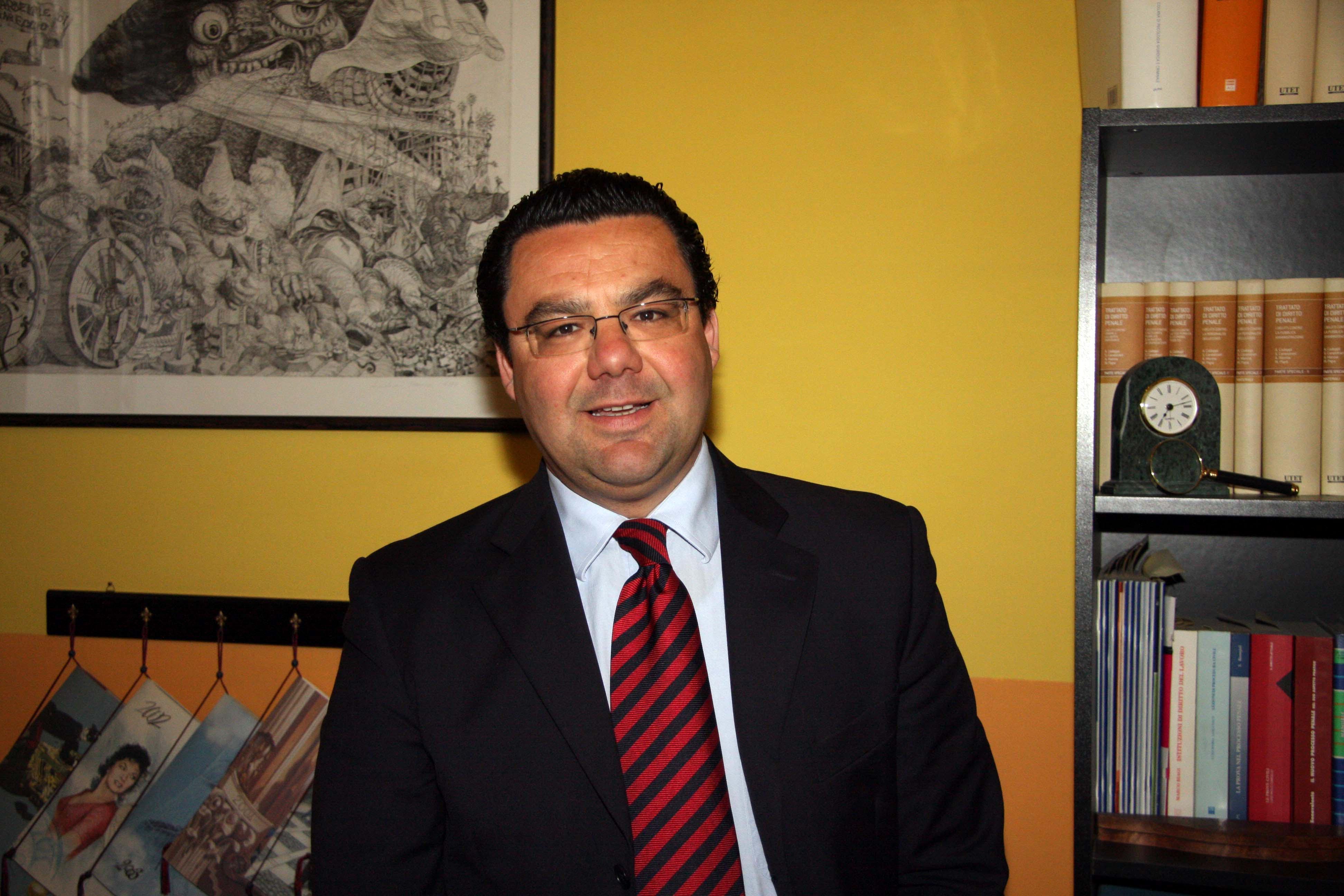 L'avvocato Tiziano Nicoletti