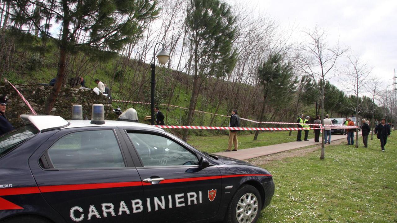 Un intervento dei carabinieri sulla pista ciclabile (archivio)