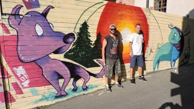 Lotta al degrado a colpi di graffiti