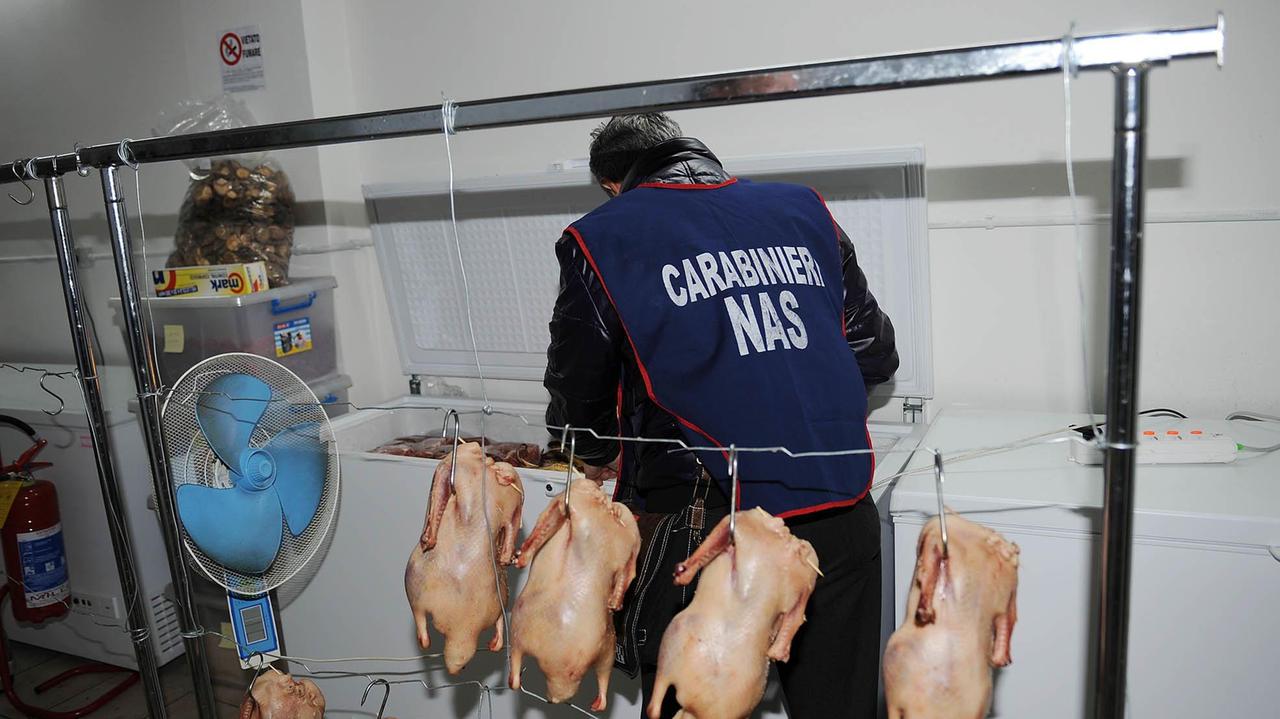 Controlli dei carabinieri del Nas in un ristorante cinese (foto d'archivio)