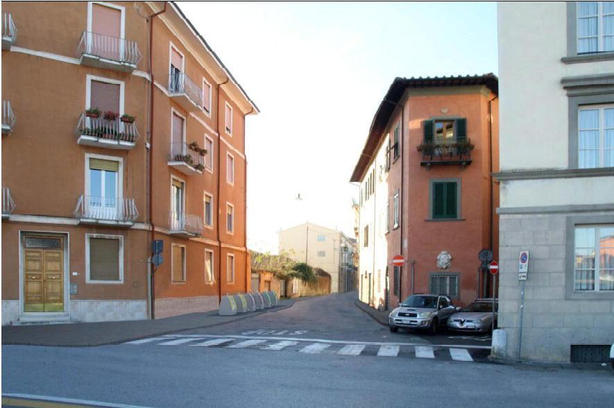 Una simulazione dei cassonetti interrati in via Bovio