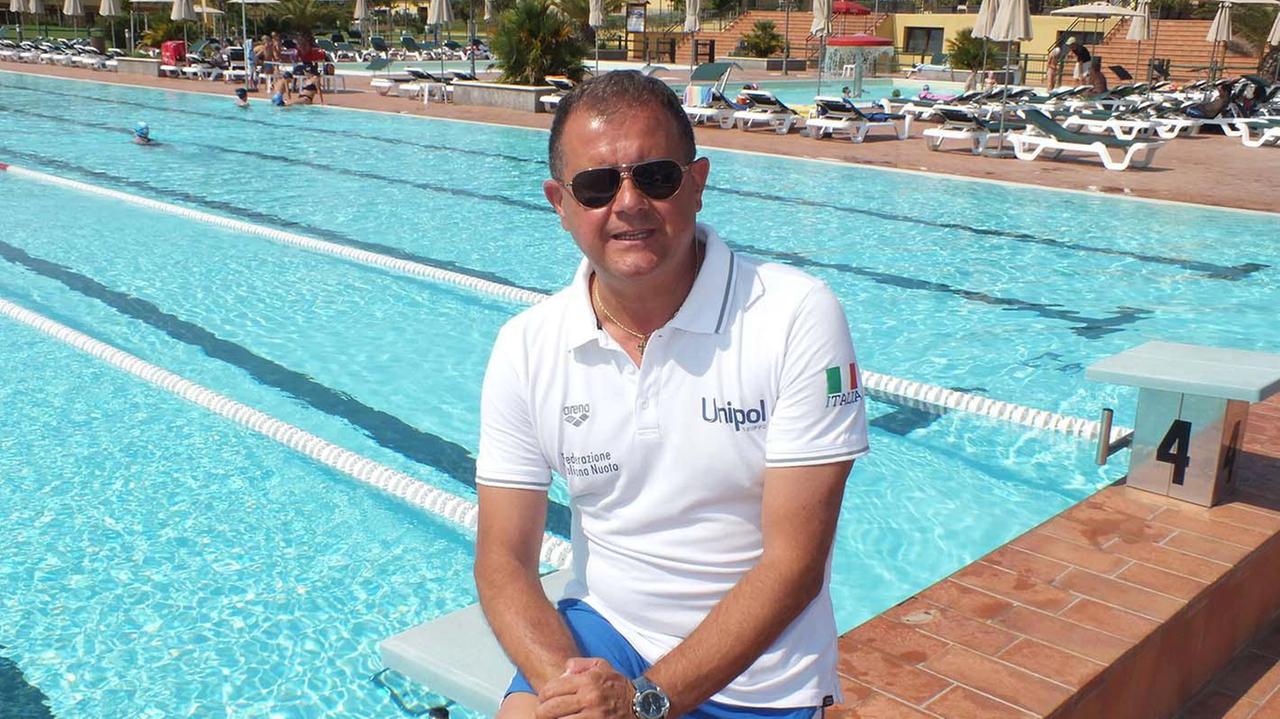 Massimo Giuliani sindaco di Piombino e commissario tecnico della nazionale di nuoto di fondo