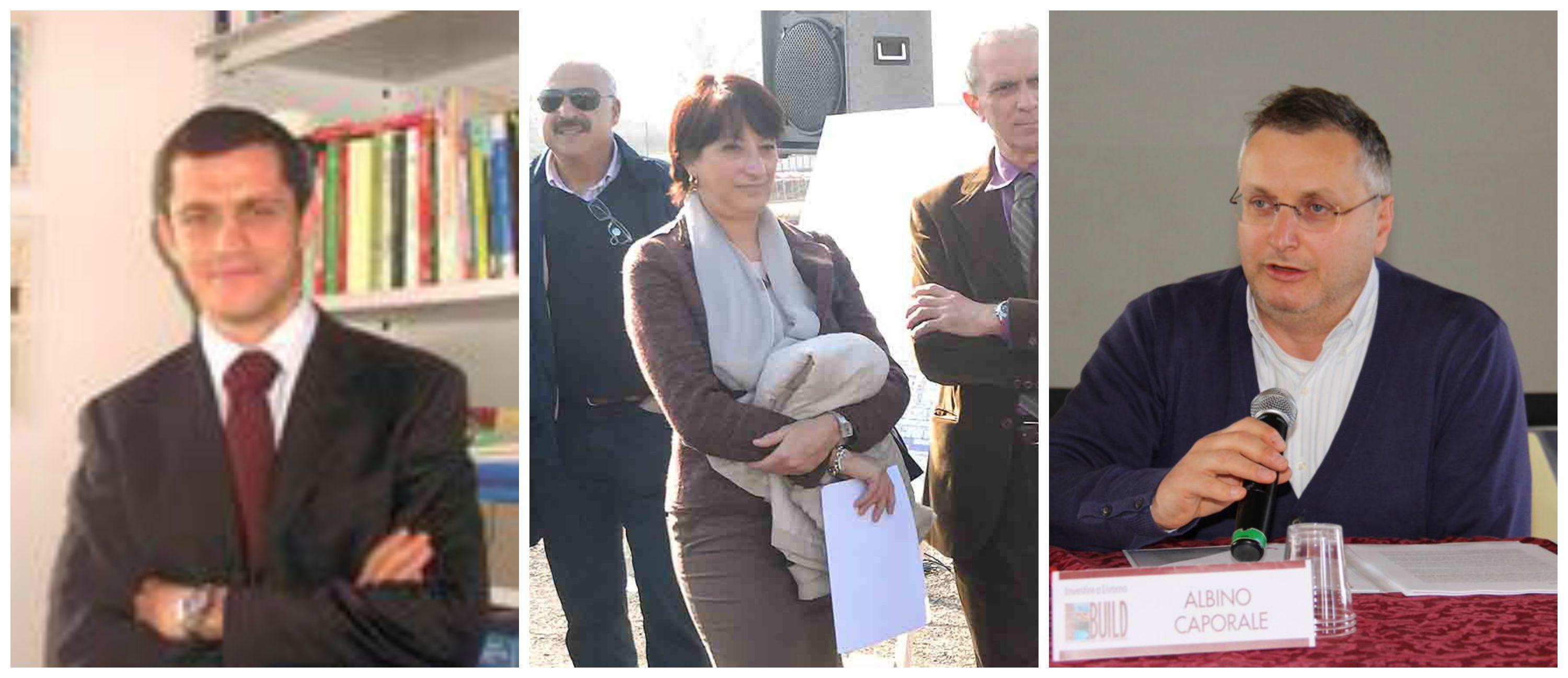 Antonio Davide Barretta, Carla Donati e Albino Caporale