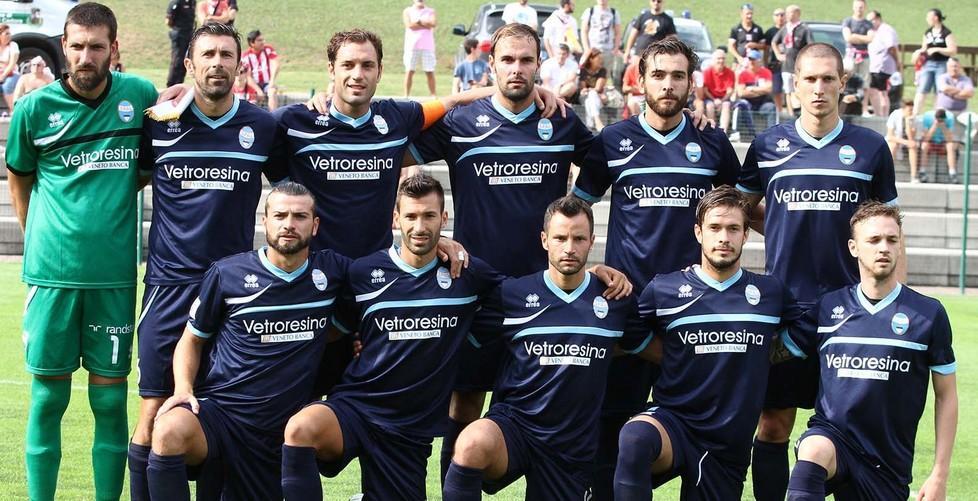 L'undici schierato in campo