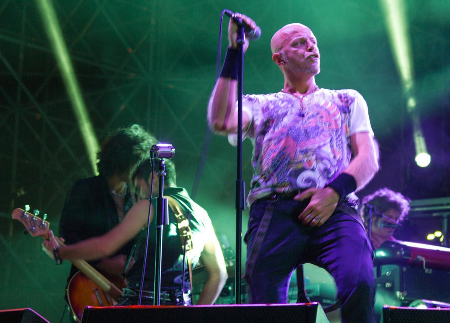 I Negrita durante il concerto di Cagliari