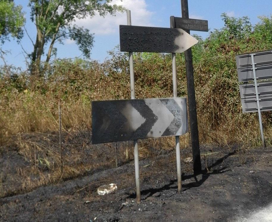 Camion di gasolio a fuoco