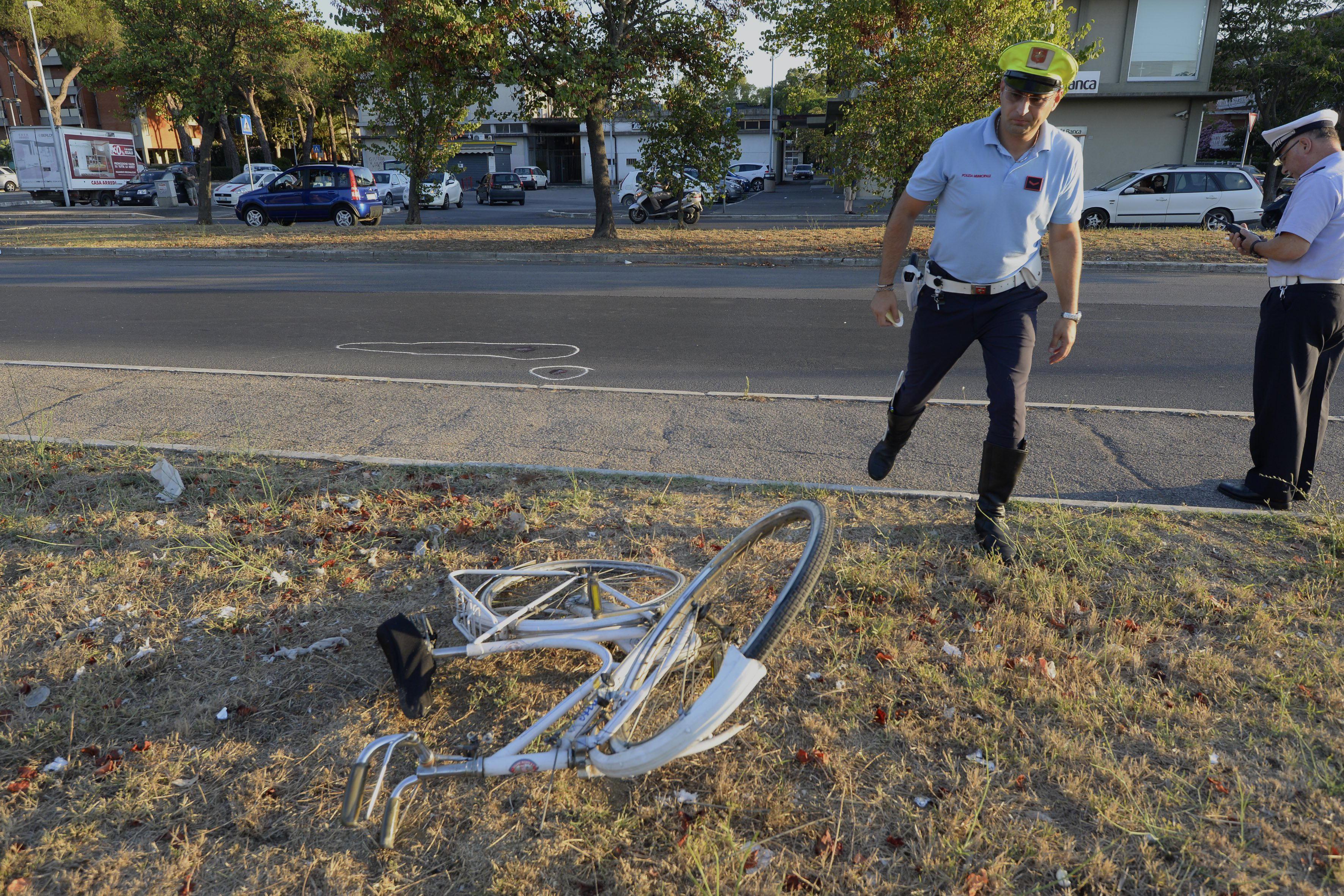Un'immagine dell'incidente (foto Bf)