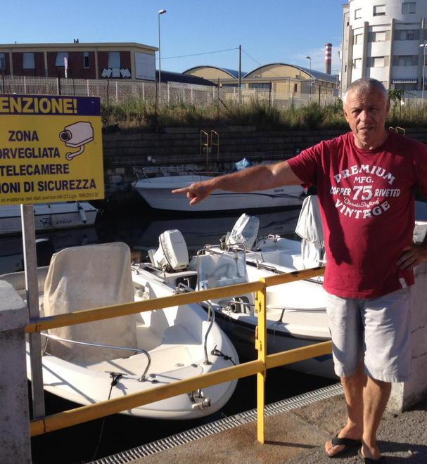Filmati i ladri sulle barche 