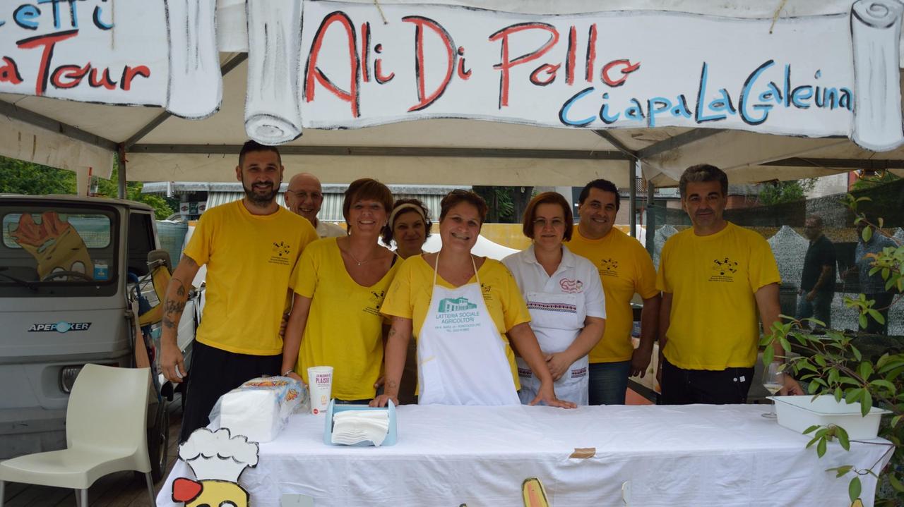 Un'immagine della gara gastronomica di San Felice
