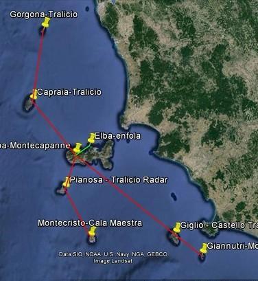 Parte da Pianosa la videosorveglianza 