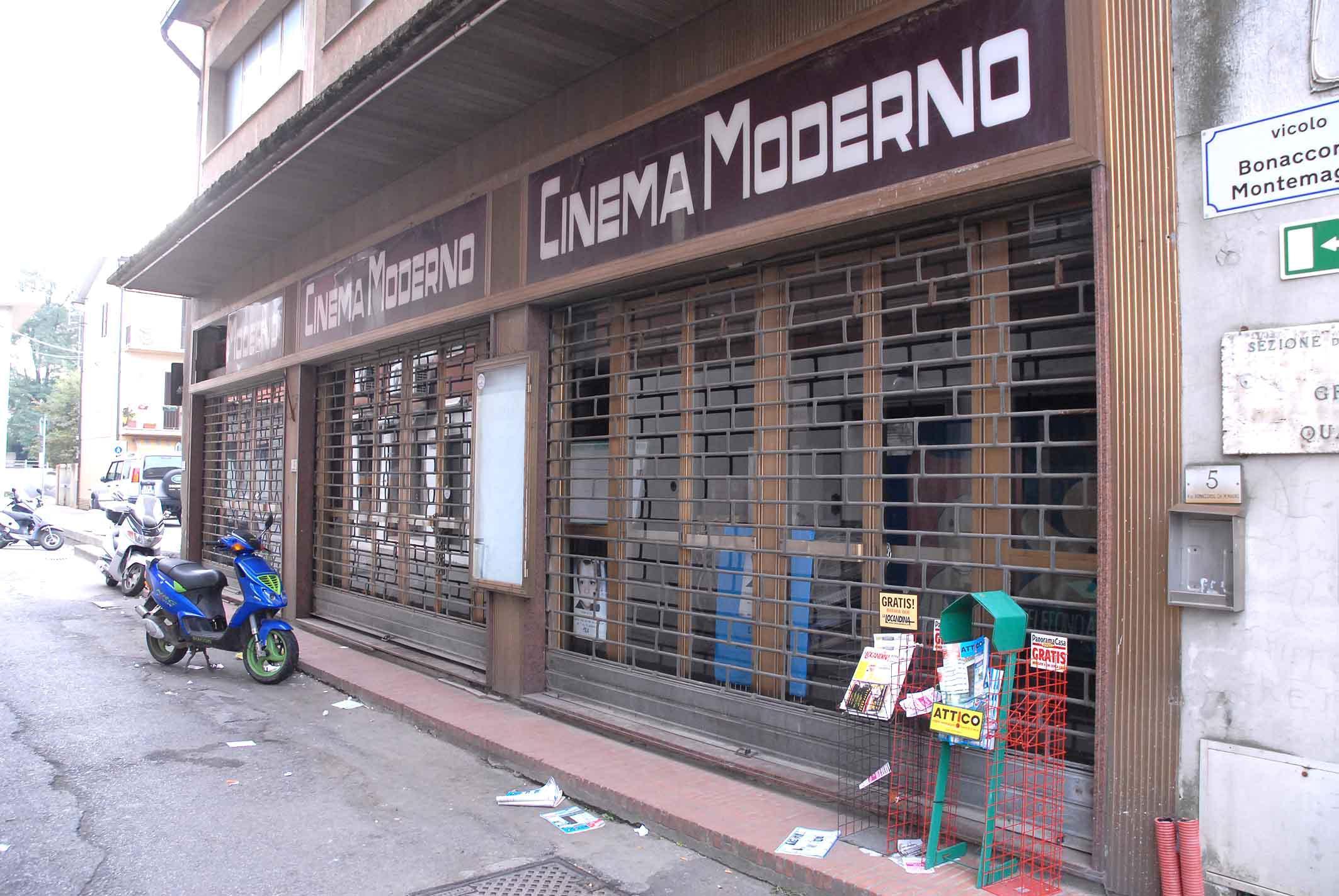 L'ex Cinema Moderno di Quarrata