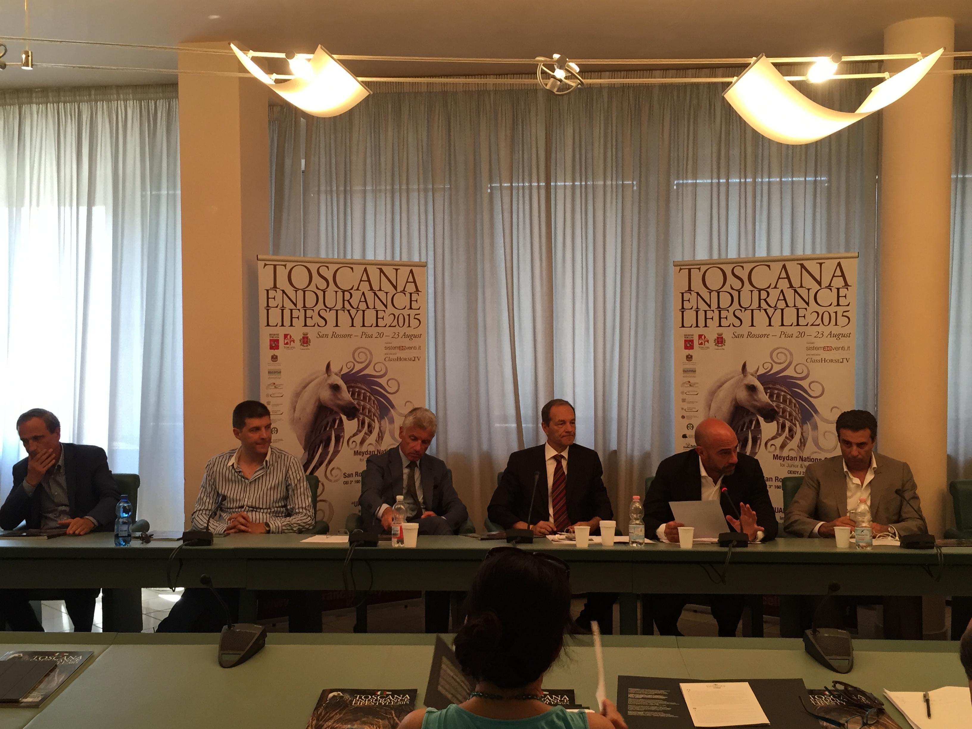 La conferenza stampa di presentazione di Toscana Endurance Lifestyle 2015
