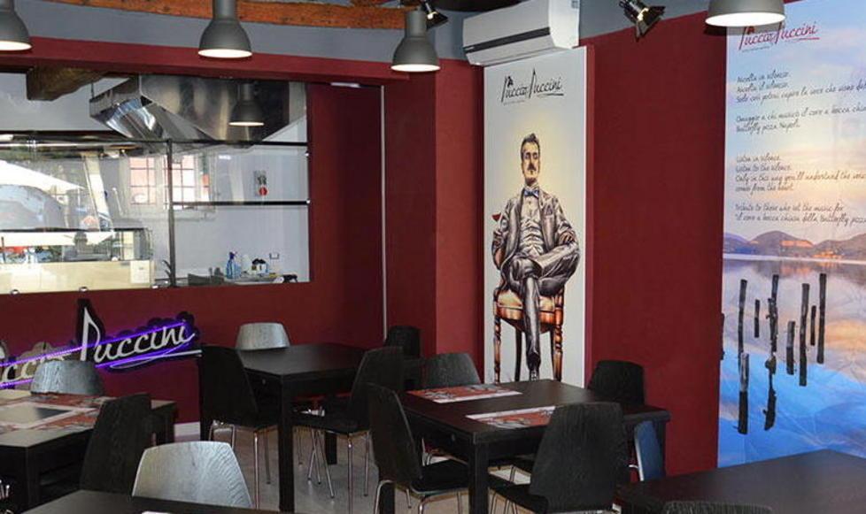 Il brand Puccini per una pizzeria 