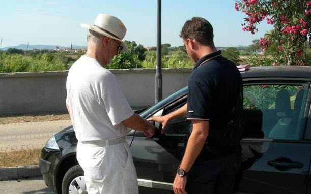 Truffato con un falso incidente 