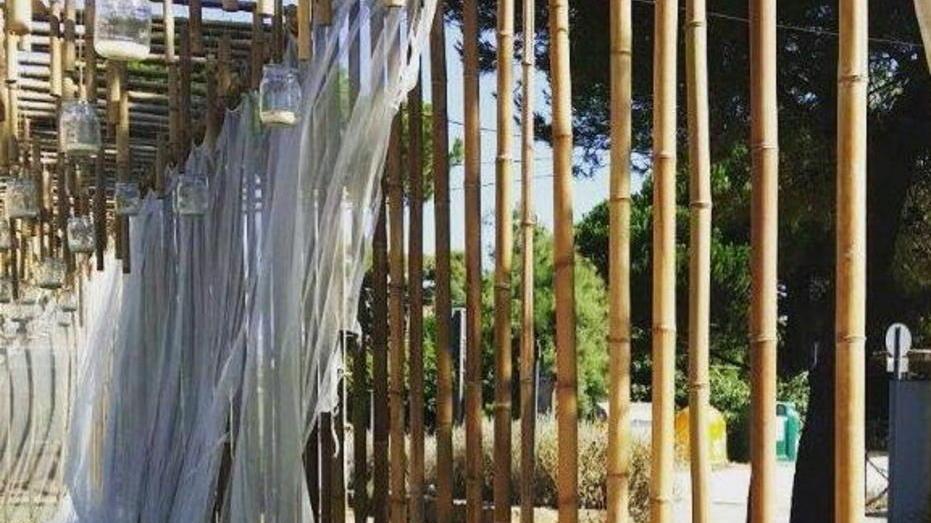 Vandali in azione di notte sulla Porta al Parco 2015