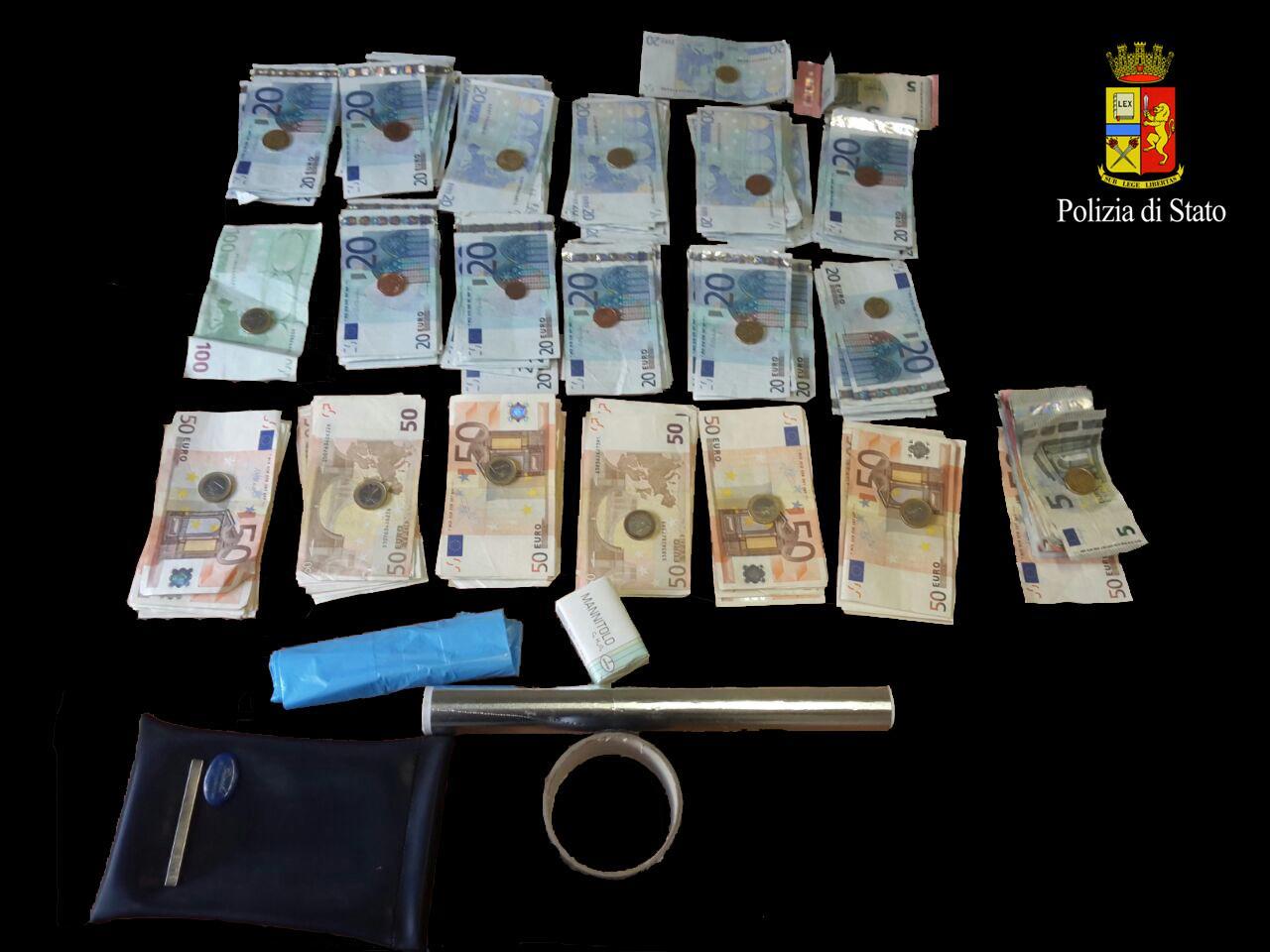 I soldi sequestrati 