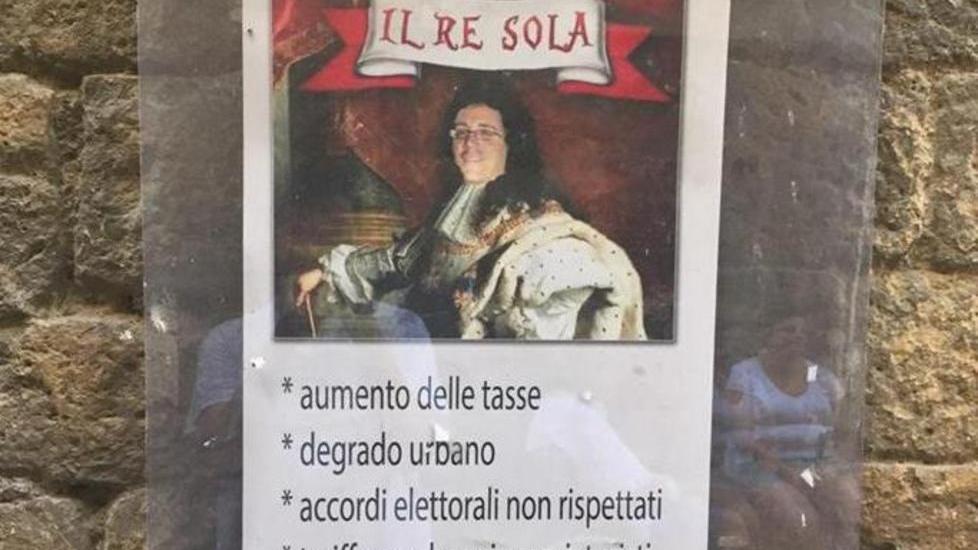 Buselli è “Re Sola” nel manifesto del Centrodestra
