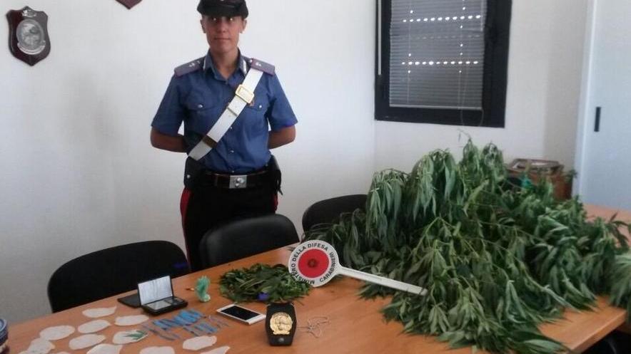 Aveva coca e marijuana: arrestato