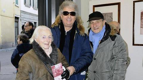 Giulietta Pagni insieme a Calamai e Ovattoni