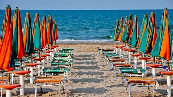 Spiaggia a Pinarella diCervia