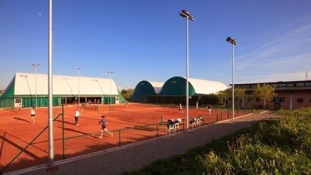 Un'immagine dei campi del Tennis Club Ponsacco