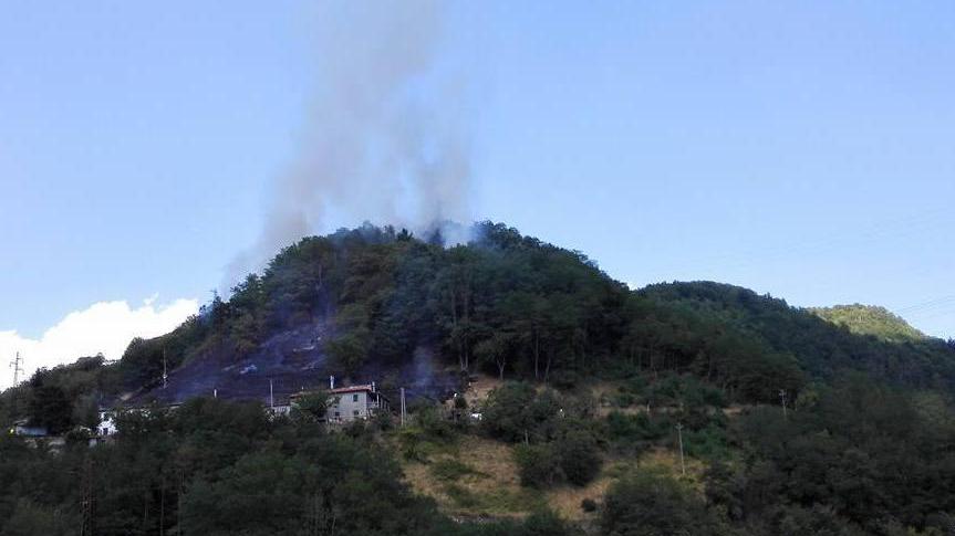 Il fuoco continua a bruciare e alla fine si mangia 3 ettari