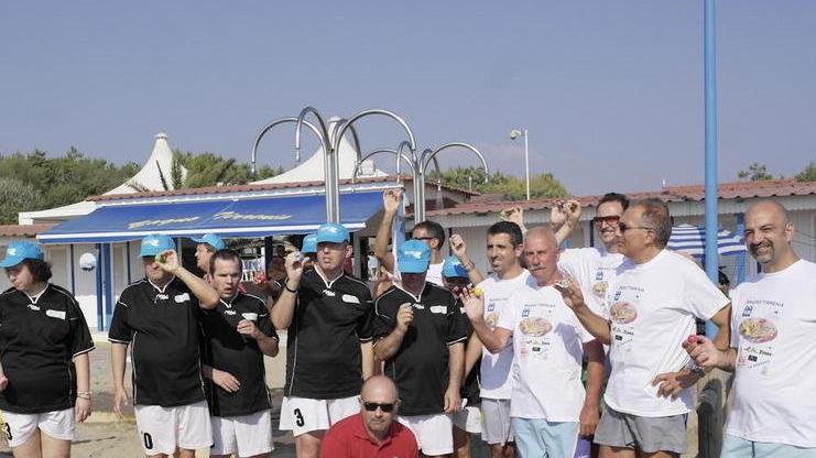 Biglie in spiaggia per la Paim