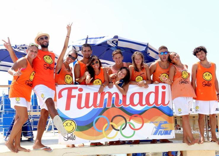 Cinquecento ragazzi alle olimpiadi dei bagni Fiume 