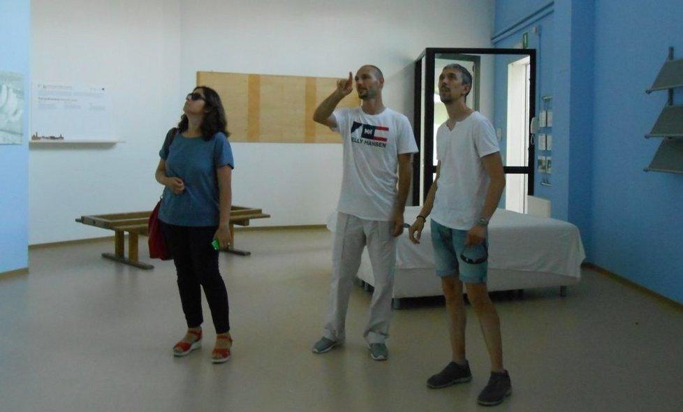 Il sindaco in visita ai cantieri di scuole, strade e parco