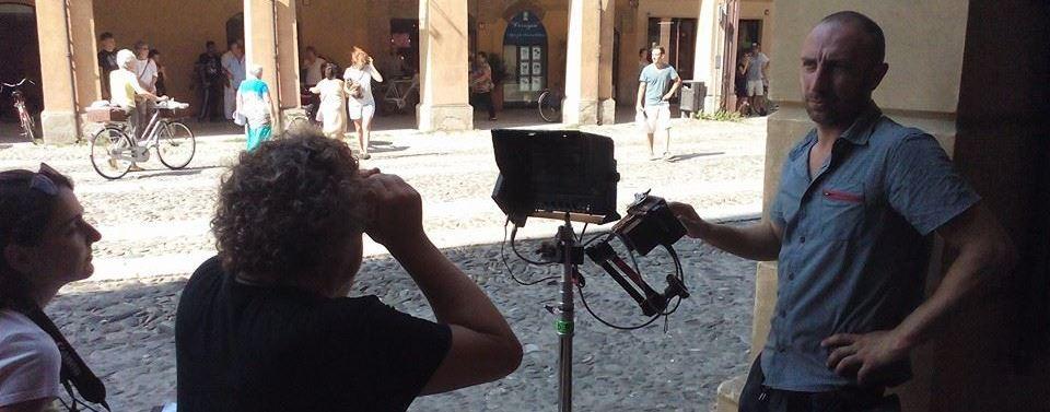 Italo gira uno spot a Correggio 