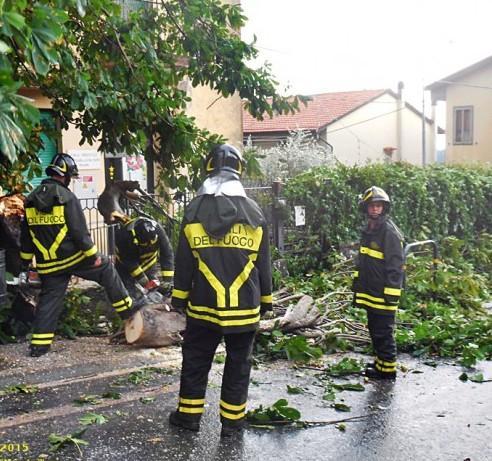 Temporale si abbatte in Vallata