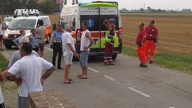 Morto il cane investito dalla moto