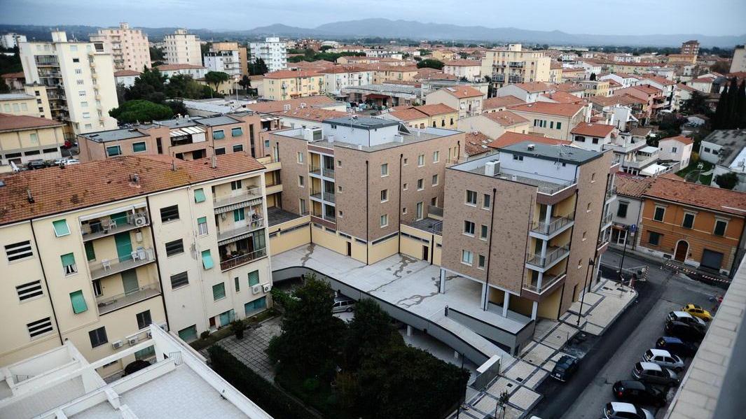 Una veduta del parcheggio di via Risorgimento