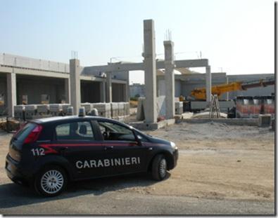 I carabinieri nell'azienda