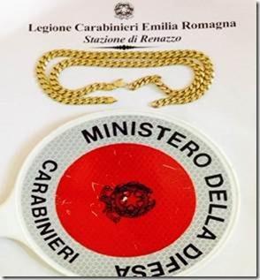 Intervenuti i carabinieri di Renazzo